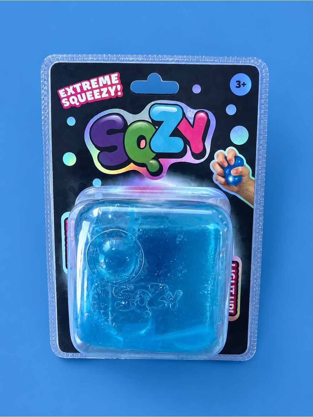 Extreme Squeezy Blue Gel Stress Ball -